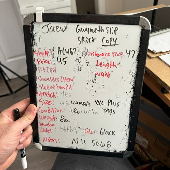 J Crew Gwyneth Slip Pull On Chic Dressy Skirt US Women's XXL Plus New - Picture 6 of 6